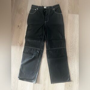 Free People Leather Pants